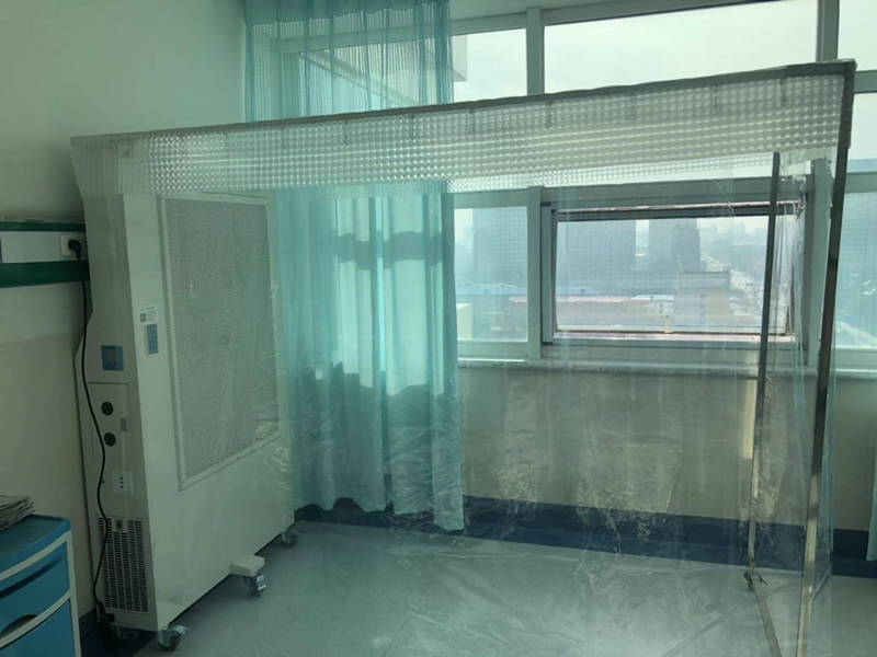 層流床用的透明簾塑料